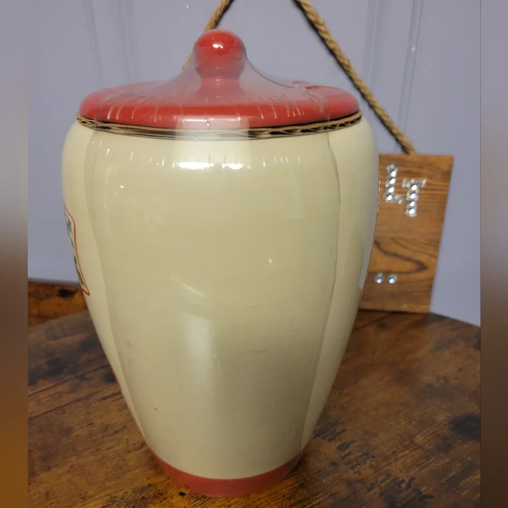 Vintage Coca-Cola cookie Jar retro diner style collectable